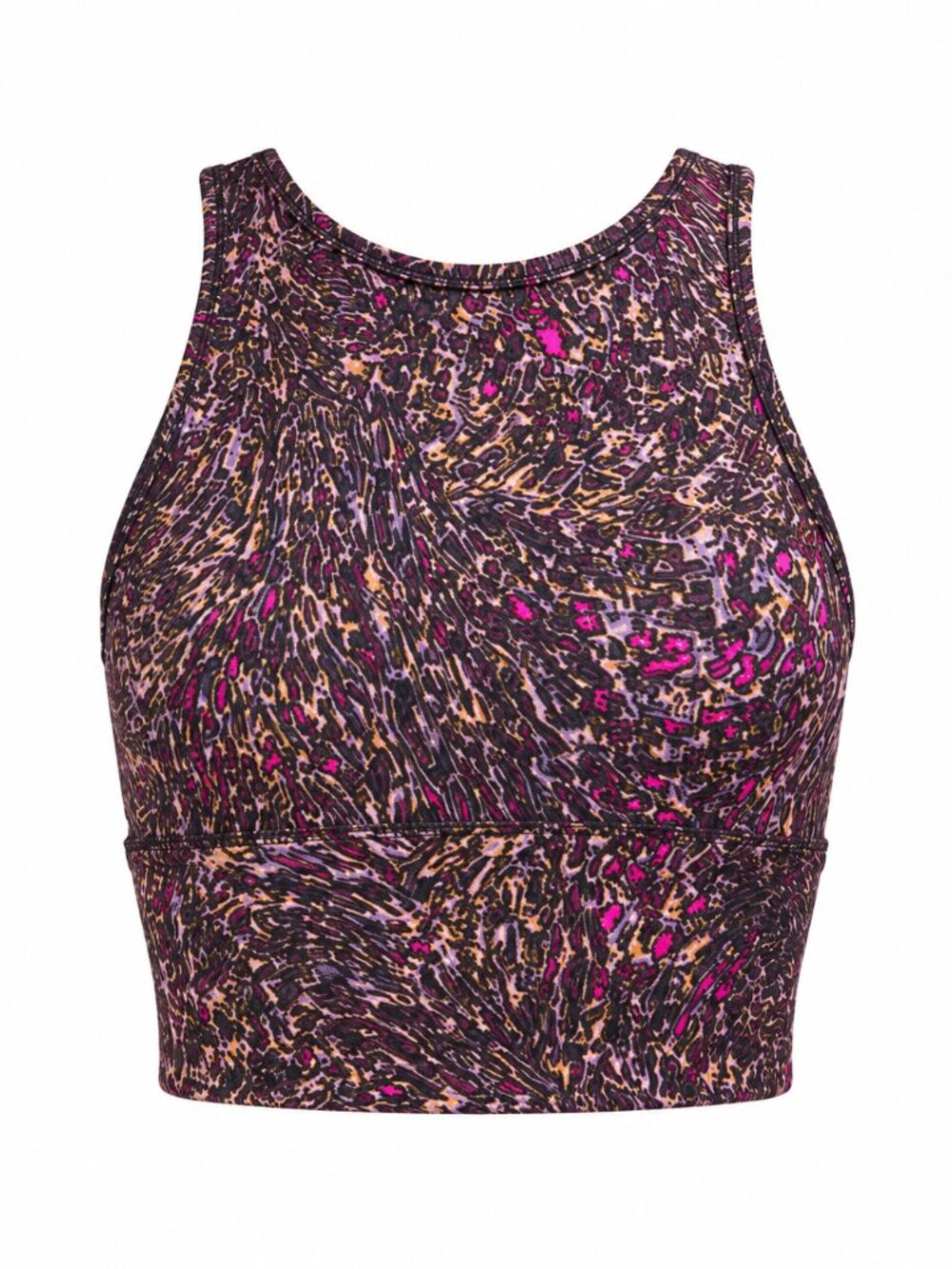 🍋 2/$30 Lululemon Power Pivot Everlux Topography Multi Cropped Tank Size 2